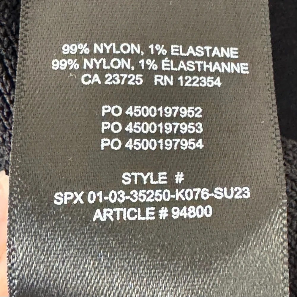 Babaton Ariztia Black Women's Small Bustier Tank Top Crop Nylon Elastane S Sm - Picture 9 of 10